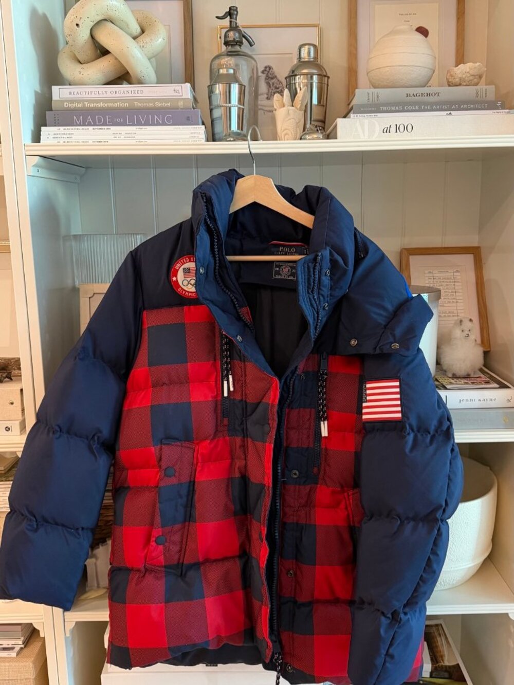 Polo Ralph Lauren Men's Team USA 2022 Closing Ceremony Down Puffer Jacket - M
